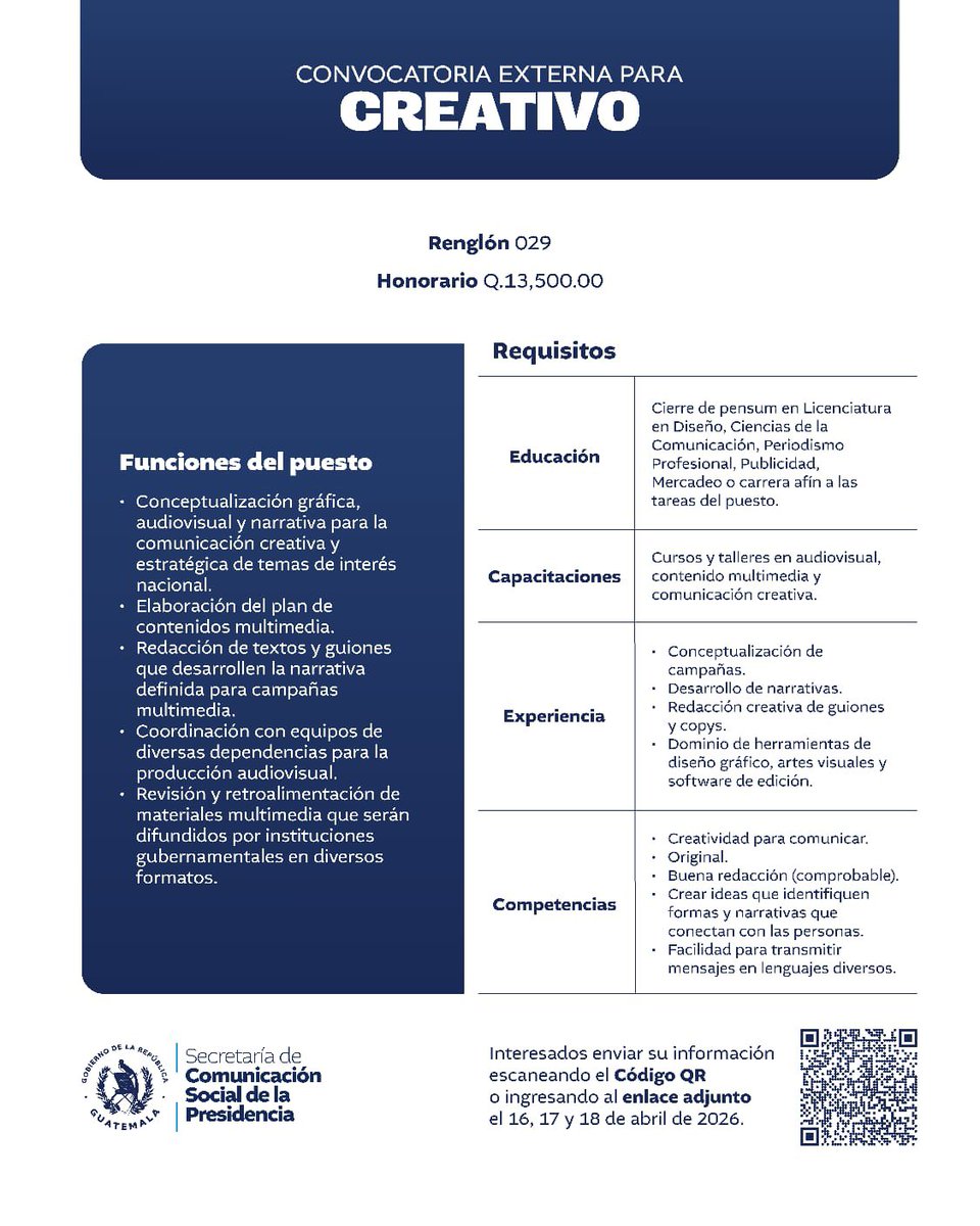 Secretaría de Comunicación Social tweet media