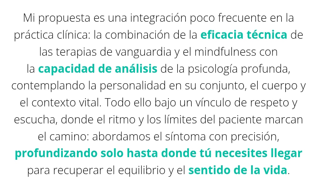 HoyosPsicologo's tweet photo. ¿Has pasado por varias terapias y no te han funcionado? 🤔

Prueba una terapia más completa:

✅ Eficacia técnica (t. de vanguardia)
✅ Comprensión profunda (t. analítica)
✅ Respeto absoluto a tu ritmo

Conoce lo que me diferencia:
https://t.co/vidXHaWsAd

#PsicólogoMóstoles https://t.co/JWtTWOlVO9