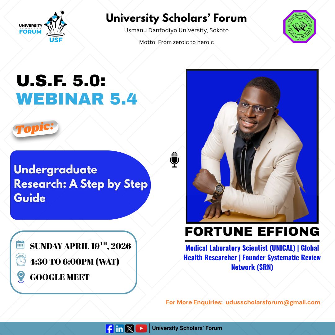 University Scholars' Forum tweet media