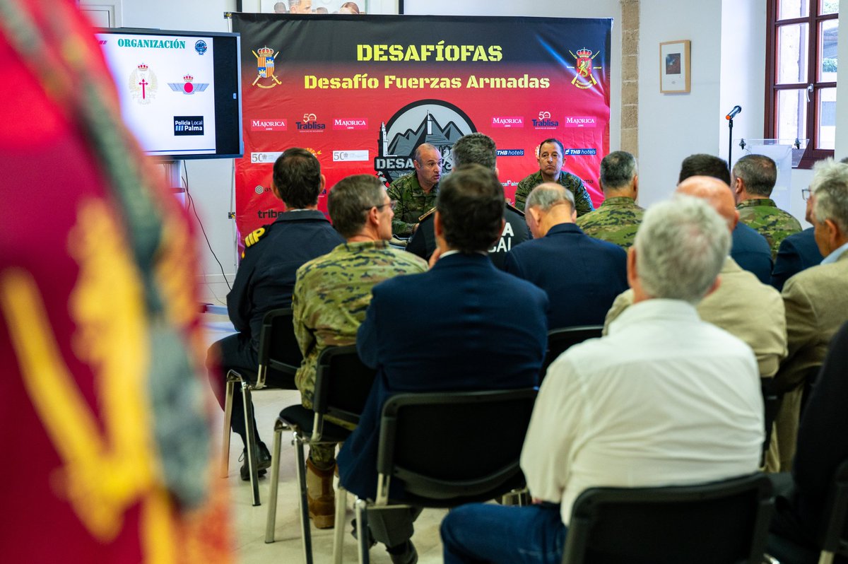 COMGEBAL_ET's tweet photo. Esta mañana hemos presentado la III edición del "DesafíoFAS" 2026 en el celler del Palacio de la #Almudaina con presencia de los mcs, patrocinadores y colaboradores.
#CastilloSanCarlos.
@MCANA_ET #COMGEBAL #Palma47 @ajuntpalma @_Calvia @Consellmallorca #CCSC https://t.co/2DVR7ru62J