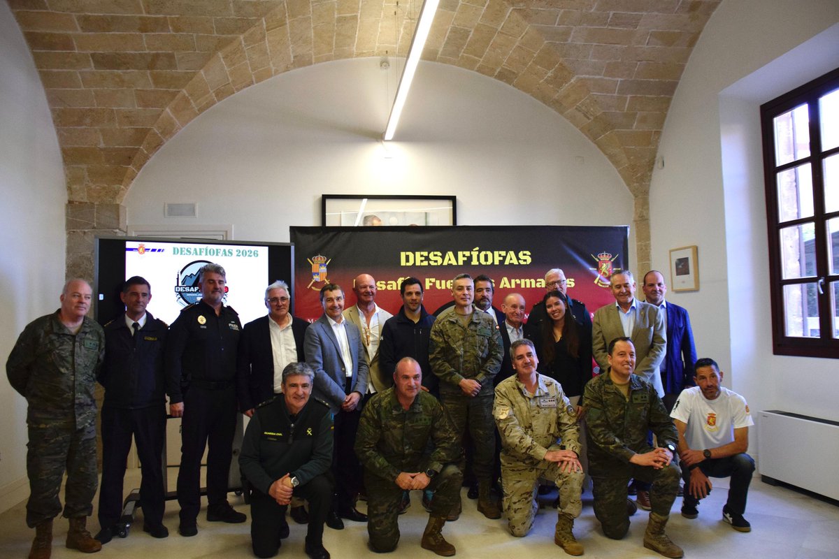 COMGEBAL_ET's tweet photo. Esta mañana hemos presentado la III edición del "DesafíoFAS" 2026 en el celler del Palacio de la #Almudaina con presencia de los mcs, patrocinadores y colaboradores.
#CastilloSanCarlos.
@MCANA_ET #COMGEBAL #Palma47 @ajuntpalma @_Calvia @Consellmallorca #CCSC https://t.co/2DVR7ru62J
