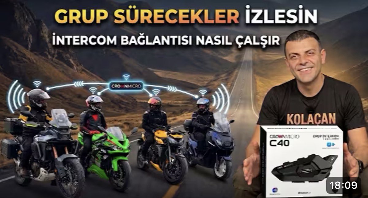 Kolacanvlog's tweet photo. Grup intercom bağlantısı nasıl çalışır, sistem nasıl işler, bağlantı neden kopar, ne yapmak gerekir?
Özellikle grup bağlantılarında yaşanan kopma ve bağlanma sorununu uygulamalı anlattım. Bu videoyu izlediğinizde artık kopma yaşamayacaksınız 🙂

https://t.co/rvYGlM6w2I https://t.co/XE7rYmHlPN