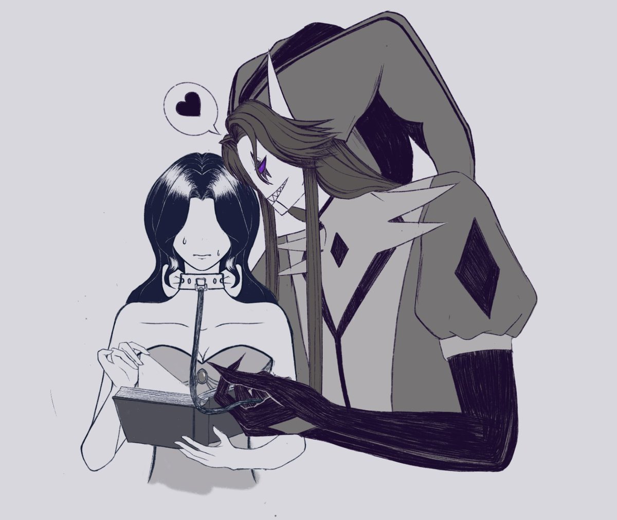 Ma_muse_2908's tweet image. At least the collar have bow 🥀🥀🥀

#thefreakcircus  #tfcJester