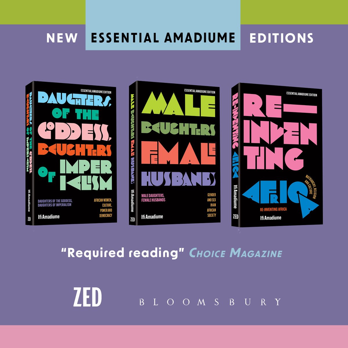 BloomsburyPol's tweet image. “A groundbreaking work in the study of gender in Africa […] subtle, honest &amp;amp; clear […] This new edition of Amadiume’s magnum opus deserves to be widely read” - Prof. J. Lorand Matory, Duke University

Explore the series: bit.ly/3Q2rJ5R
#Matriarchy #Feminism #Gender 📚