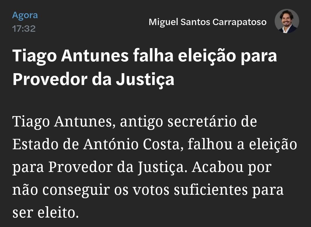 Excelente. Agora, que se retire