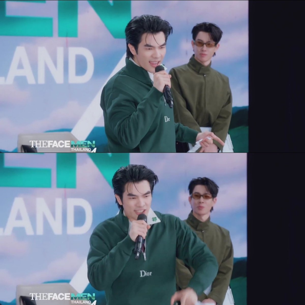 im_missladypink's tweet image. EP ก่อน tie in ได้แค่ชื่อแบรนด์ แต่ EP หน้า มาเป็นเสื้อ Dior แบบตะโกนนนน 5555555555555 แล้วพี่มายก็ตั้งใจเลือกสีเขียวสีโปรดซะด้วย รอชมภาพลุค official เลยฮะ พี่มายกับเสื้อผ้าจาก Dior ขายเก่ง 🤭💚

#TEAMMILE 
#TheFaceMenThailand4 #Dior @Dior
#MilePhakphum @milephakphum