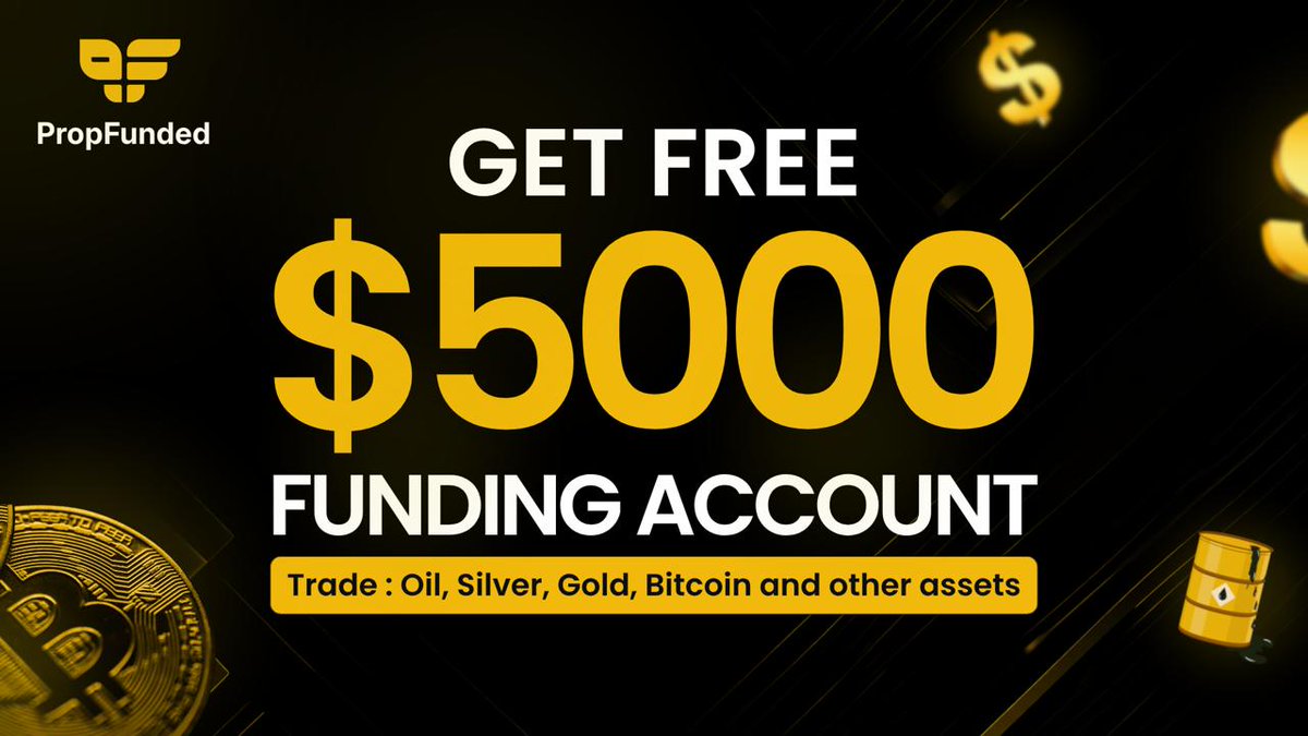 minti2021's tweet photo. Check out PropFunded if you're looking for a funded trading challenge.
Sign up with my referral link below for a chance to receive a free $5,000 challenge.
Referral code: JRZ8D7GG

Use my referral link: https://t.co/oUXBMov81b https://t.co/feBpQnymlP