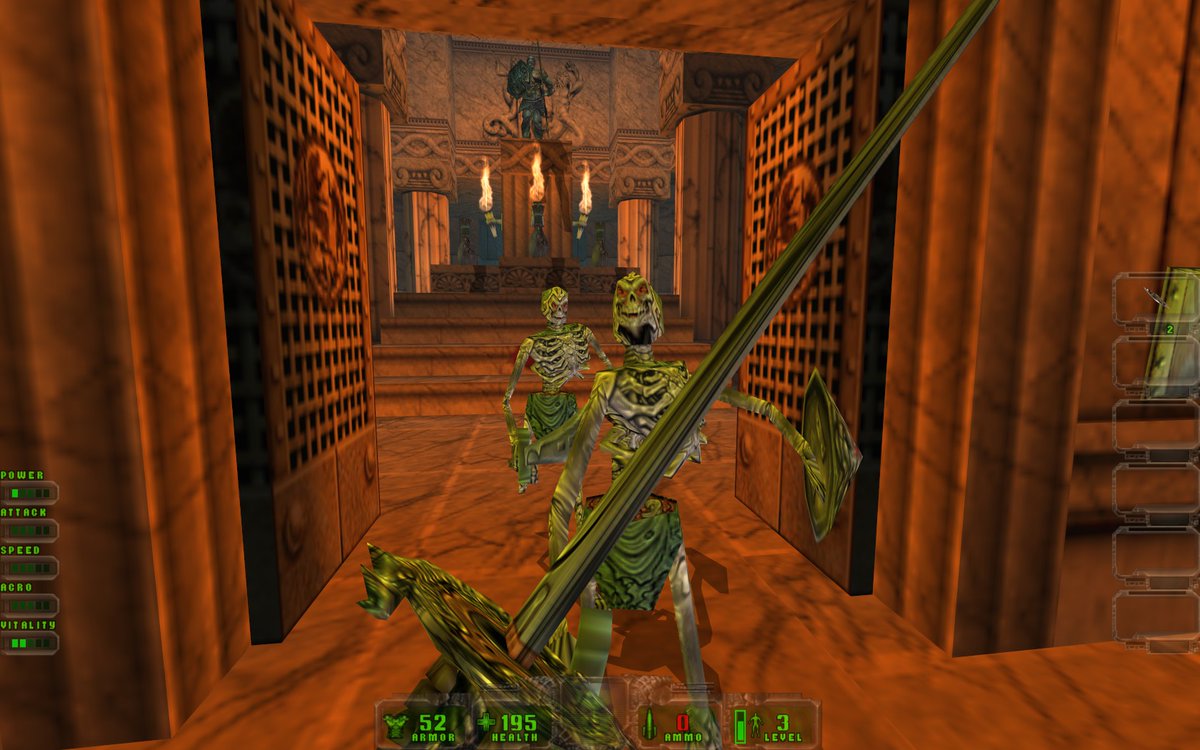 Кстати, прошёл Daikatana. Кринжово, местами очень БОЛЬНО (даже с фанатским патчем). Левел-дизайн отвратительный. Но это было очень забавно!