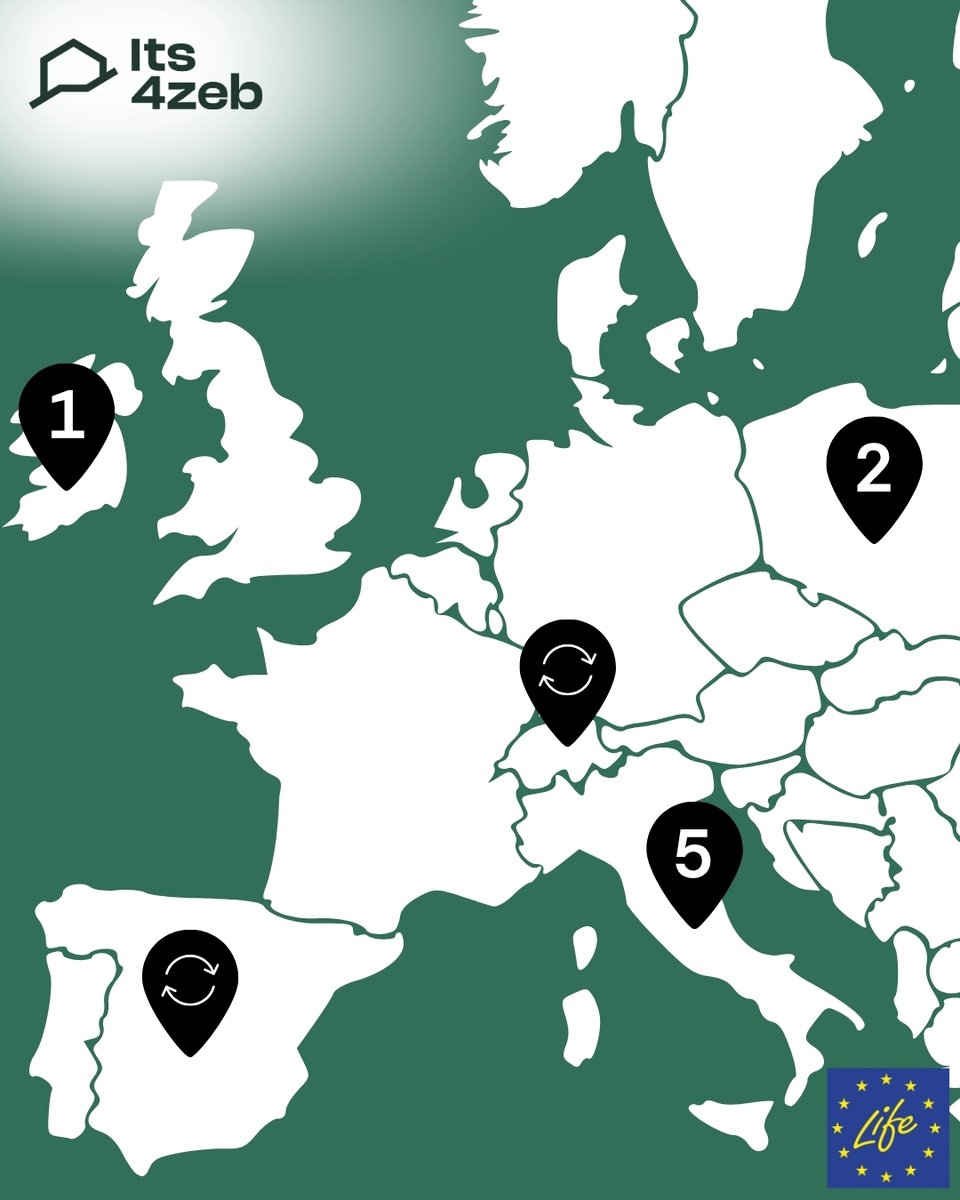 its4zeb's tweet photo. LIFE iTS4ZEB is progressing across Europe. As of early April, 15 units are installed across Poland, Italy, Ireland and Spain, with more deployments planned. 🔧

#LIFEiTS4ZEB #ProjectUpdate https://t.co/qKpr5VgvA7