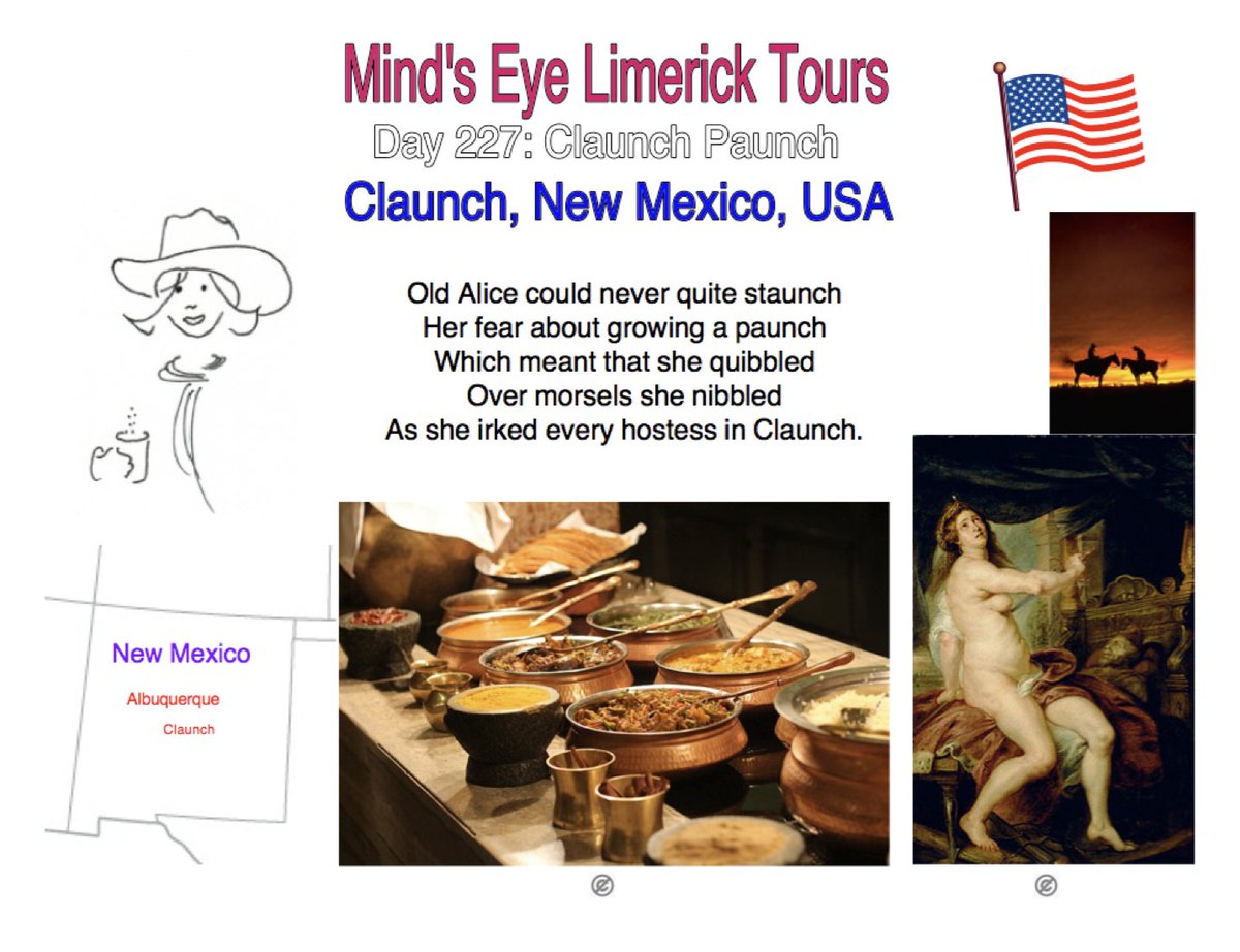 tom_mindseye's tweet photo. #Limerick #entertainment #humor #Claunch #NewMexico #paunch #quibble #nibble https://t.co/BHx2YmzA28 https://t.co/Qo5XEWTePW