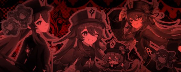 Axirezxm's tweet image. Hu tao!! 😳 #GenshinImpact #hutao #layouts #GenshinImacpt