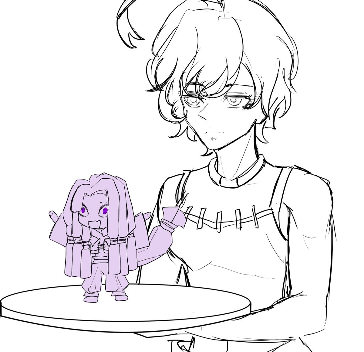 Big sis chtoni and baby jabba 
#gachiakuta #gachitwt