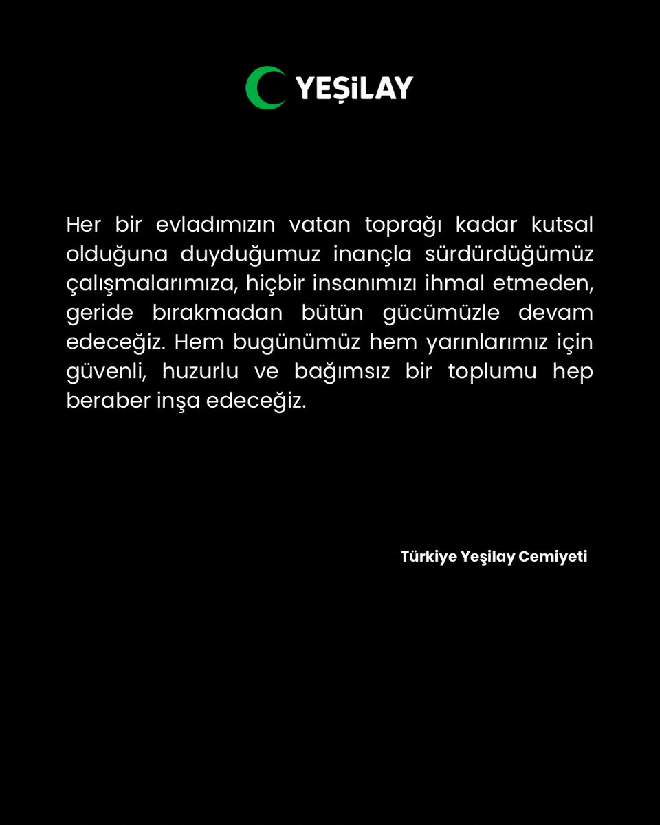 Yeşilay tweet media