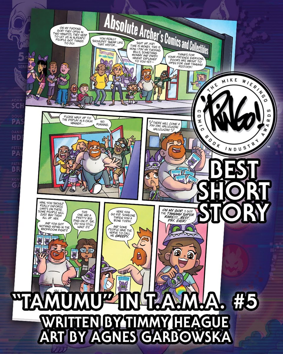 TimeToPanick's tweet photo. What happens when a disgruntled ex-employee leaves a sinister surprise in an even cuter version of T.A.M.A. that gets the collector world buzzing? Even more adorable violence! https://t.co/pqsbmHjOED