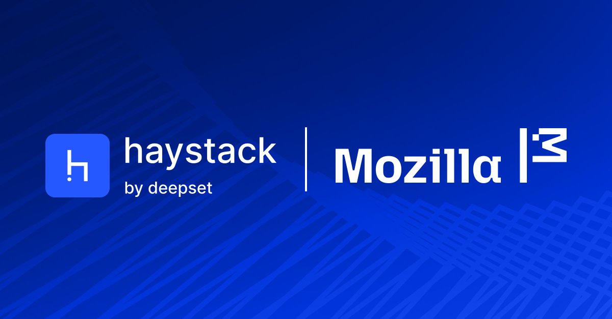 deepset, makers of Haystack tweet media