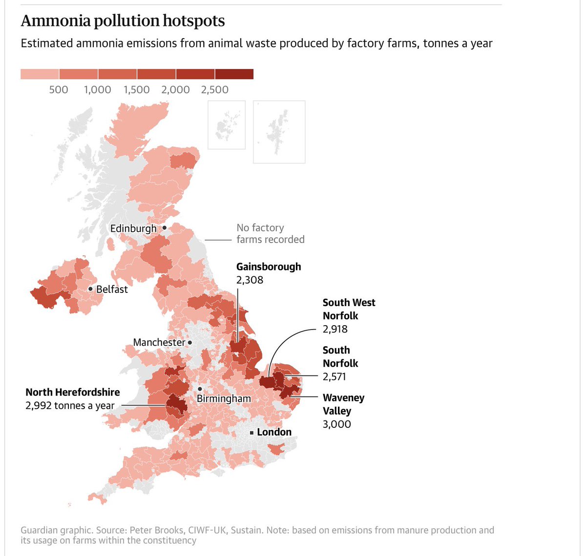 JillBelch's tweet image. So…… intensive pig &amp;amp;chicken farming is cruel.
It’s also harmful to our health.
Fine particulate matter formed from ammoniadrives heart disease, stroke, asthma &amp;amp; chronic lung conditions.
And it is our most vulnerable patients who pay the price
#AirPollution