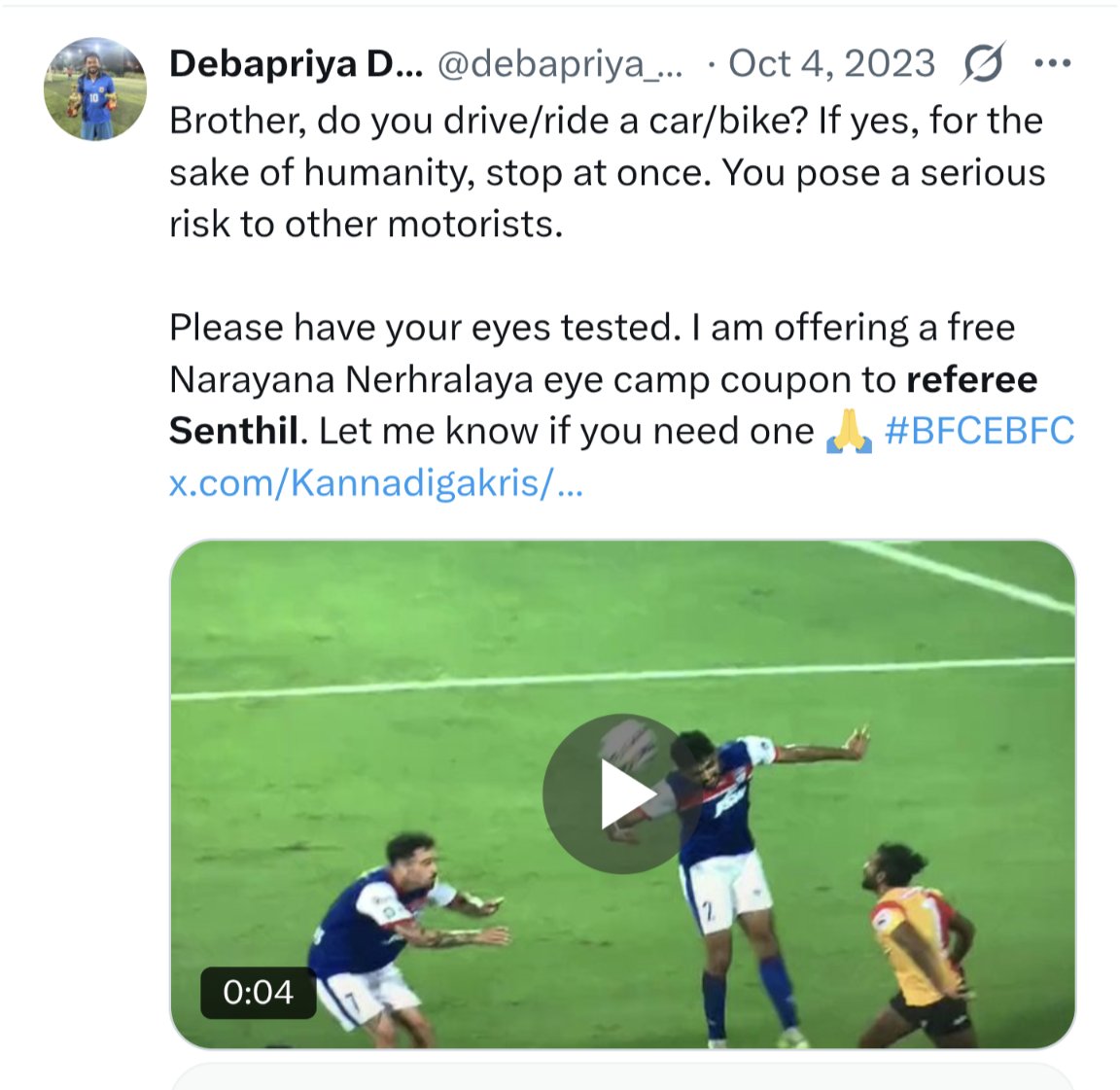 Debapriya Deb tweet media