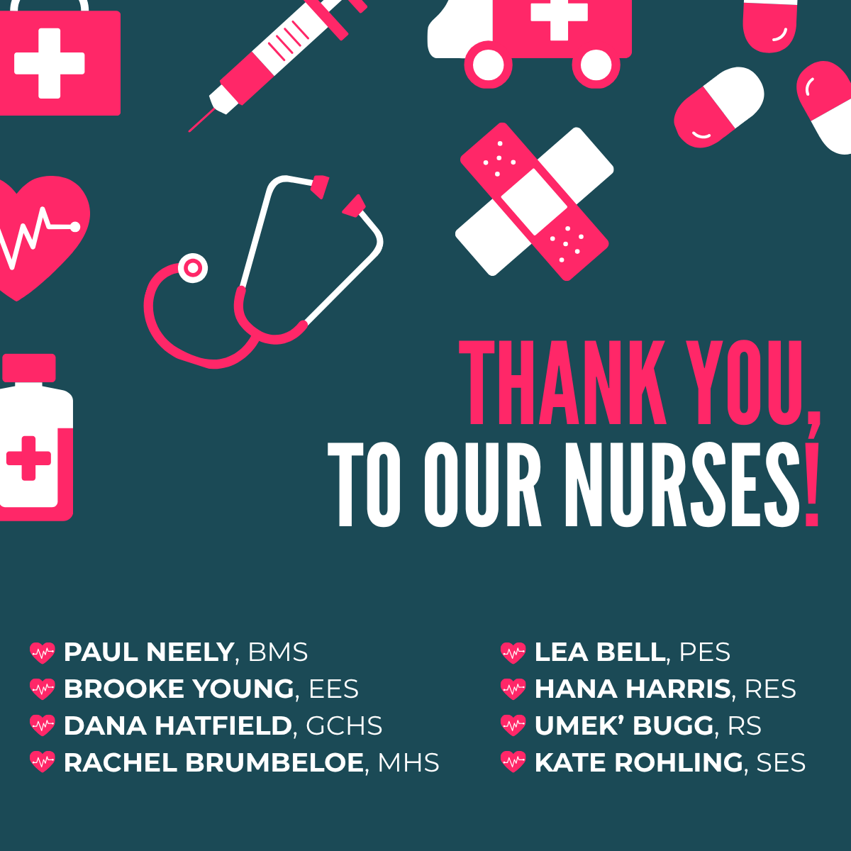 GCS2020's tweet photo. Happy School Nurse Day! ❤️🩺
Thank you for keeping our students healthy, safe, and ready to learn! You always know how to make everything feel better. https://t.co/68ZDfnyQeT