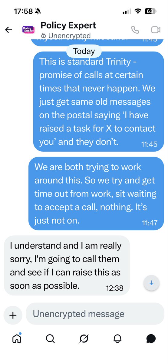 Kelly_Louise79's tweet image. @PolicyExpert did reach out following my post yesterday, promised a call within half an hour. Guess what… it never happened! More proof that this company do not follow through. Meanwhile another day for us in turmoil. 😢
#policyexpert
#contentsinsurance 
#buildingsinsurance