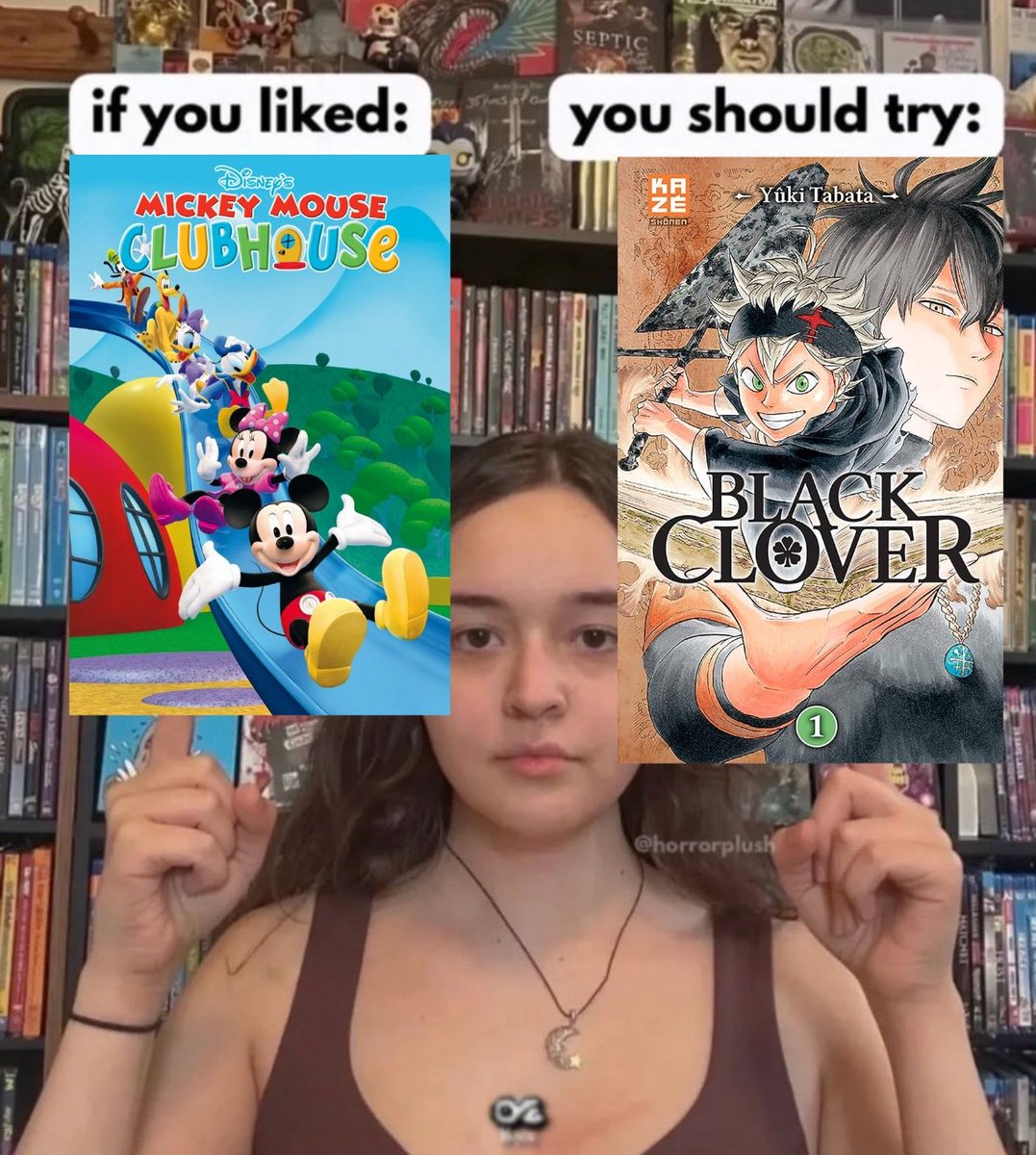 Yuki tabata admitted in an interview that his series huge inspiration was Micky Mouse Clubhouse which his daughter loved very deeply👀💯 #BlackClover