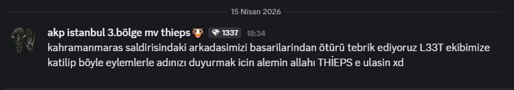 yagmuraydnq's tweet photo. @pusholder "Thieps" rumuzlu siber terörist "Emre Kılıç" sosyal medya üzerinden tehdit yoluyla dini değerlere hakaret ettirdi ve okul olayları ile alakalı kendi grubundan olduğunu iddia etti gereği yapılmalıdır https://t.co/pZRVvJlwii