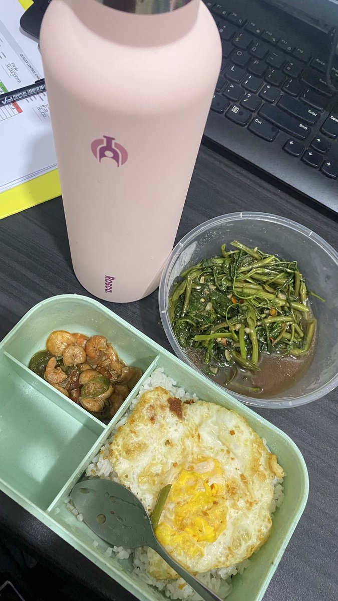 yourprettybee's tweet photo. Setelah 1 bulan tdk dibikinkan mama bekal akhir nya ga makan nugget lagi https://t.co/qE3oe2kA61