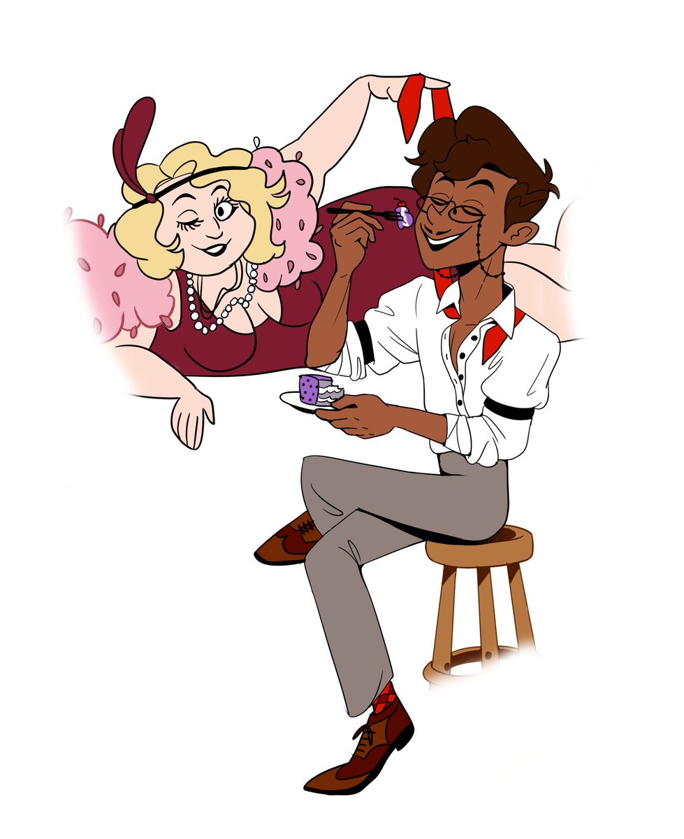 ew_sloth's tweet image. Flats cuz I really enjoy how both turned out
#AceAlastorWeek2026 #A2V