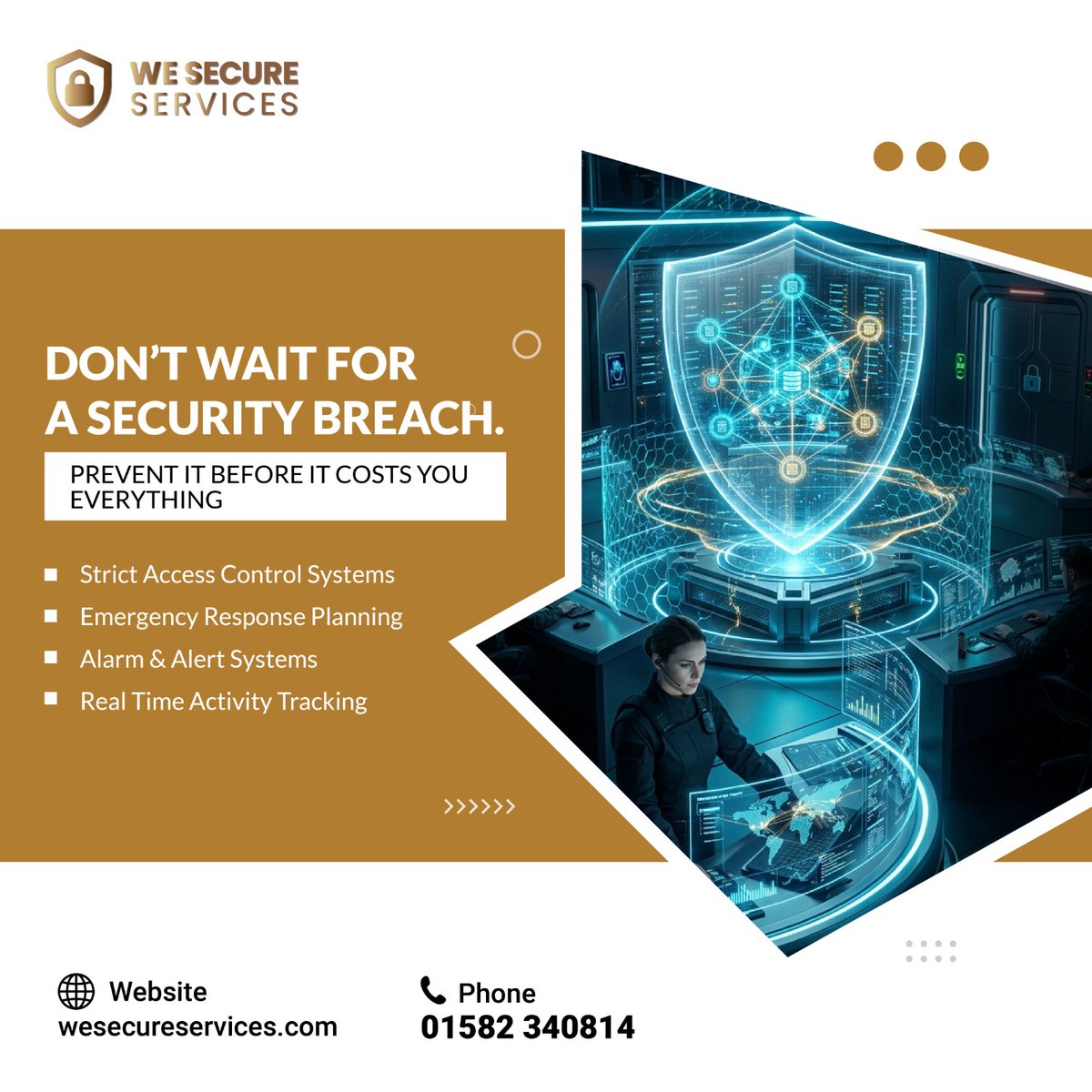 SecureWe48184's tweet image. Don’t wait for a breach to take action. 🚨
Smart businesses prevent risks before they become costly problems. Stay secure, stay in control 🔐#SecuritySolutions #CyberSecurity #AccessControl #RiskPrevention #BusinessSecurity #StayProtected #AlarmSystems #RealTimeMonitoring