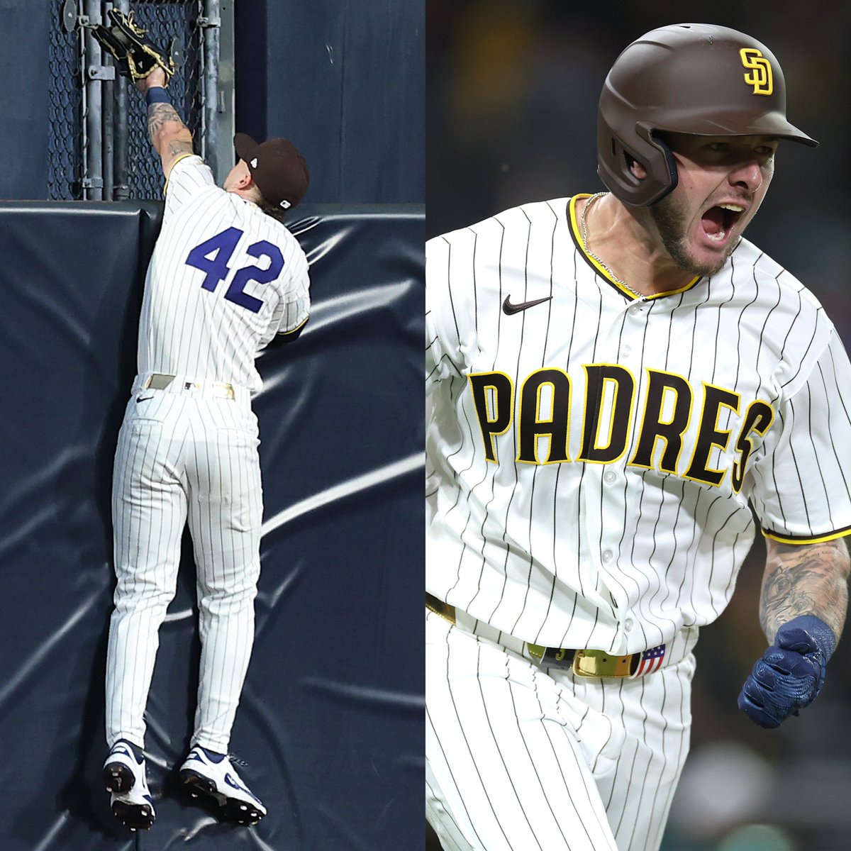 SupahFastDawg's tweet image. Can you blame her? 

Jackson Merrill robs a 2-run dong. ✅️
Jackson Merrill drives in GWRBIs. ✅️