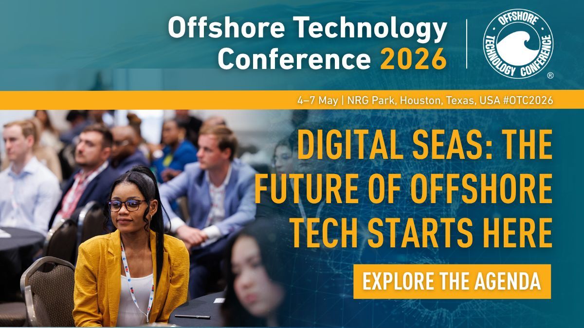 OTCevents's tweet image. Where AI meets offshore energy - and young professionals shape what's next. 🤝

OTC YP Networking Event | May 6 | Houston | USD 75

Register: go.otcnet.org/26OTC/YoungPro…

#OTC2026 #YoungProfessionals #OffshoreEnergy