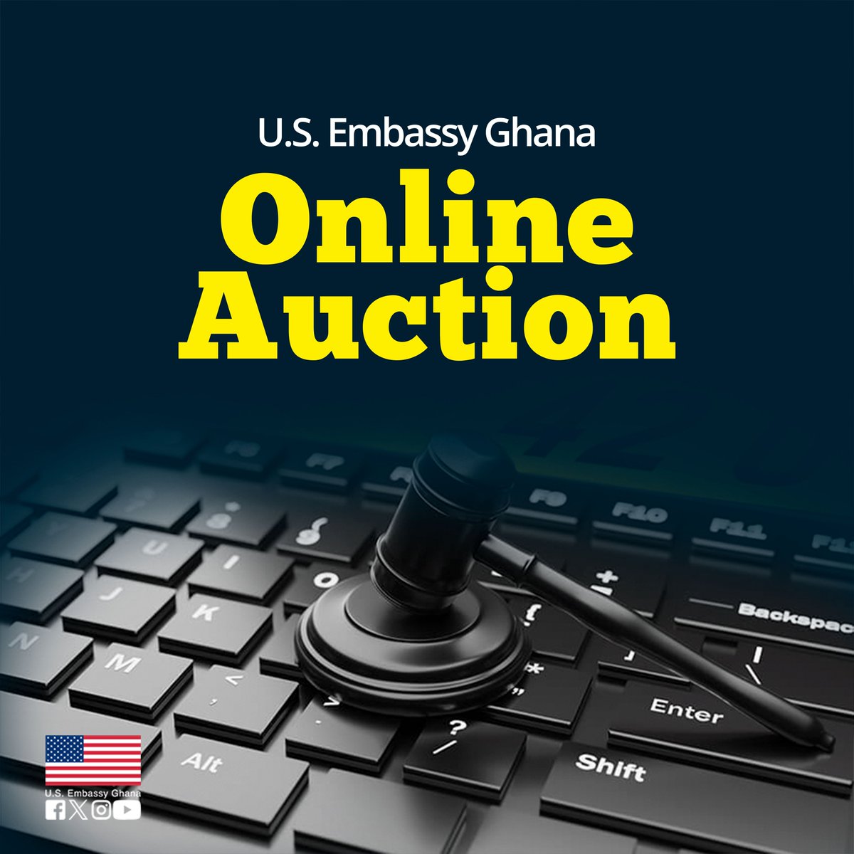 The U.S. Embassy will conduct an online auction of excess U.S ...