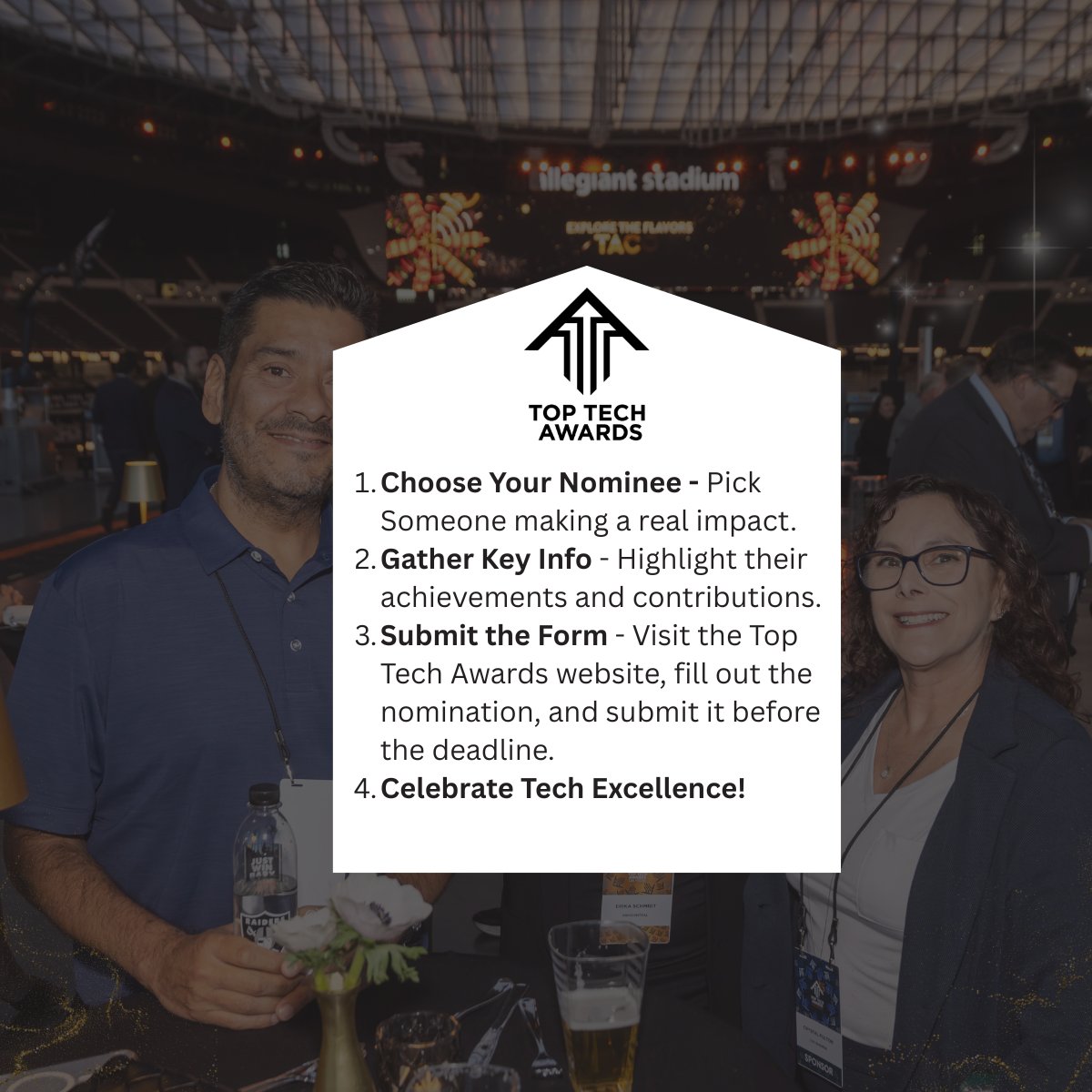 TopTechVegas's tweet photo. Know a tech leader going ALL IN on innovation and making a real impact? 
Nominate them for the 2026 Las Vegas Top Tech Awards!
Because what happens in Vegas… deserves recognition 

Nominations close June 12 Submit: https://t.co/DWu9TossxN

#TopTech2026 #TTALasVegas #VegasTech https://t.co/2SVAL19Q6D