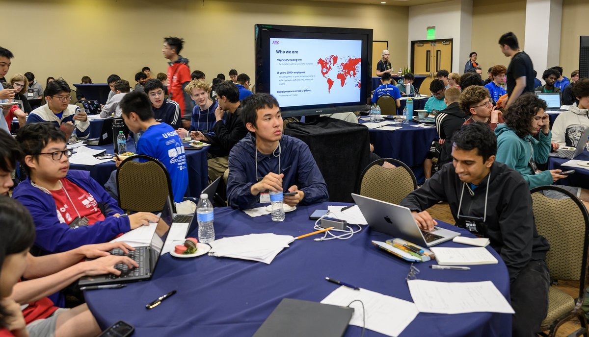 ICPCNews's tweet photo. Grateful for Jump Trading’s support across multiple ICPC regionals and championships in North America, Asia Pacific, Asia East and Europe. 👏 

#ICPC #JumpTrading #HighPerformance #Innovation #CodingCommunity https://t.co/b7cicO2OHj