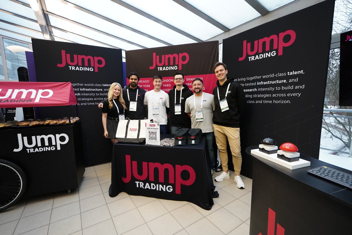 ICPCNews's tweet photo. Grateful for Jump Trading’s support across multiple ICPC regionals and championships in North America, Asia Pacific, Asia East and Europe. 👏 

#ICPC #JumpTrading #HighPerformance #Innovation #CodingCommunity https://t.co/b7cicO2OHj