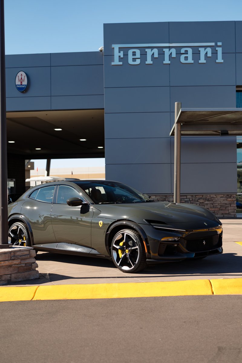 SDLFerrari's tweet photo. Power meets prestige. The Ferrari Purosangue arrives in style. #FerrariPurosangue #ScottsdaleFerrari https://t.co/ZoBe6DeWir