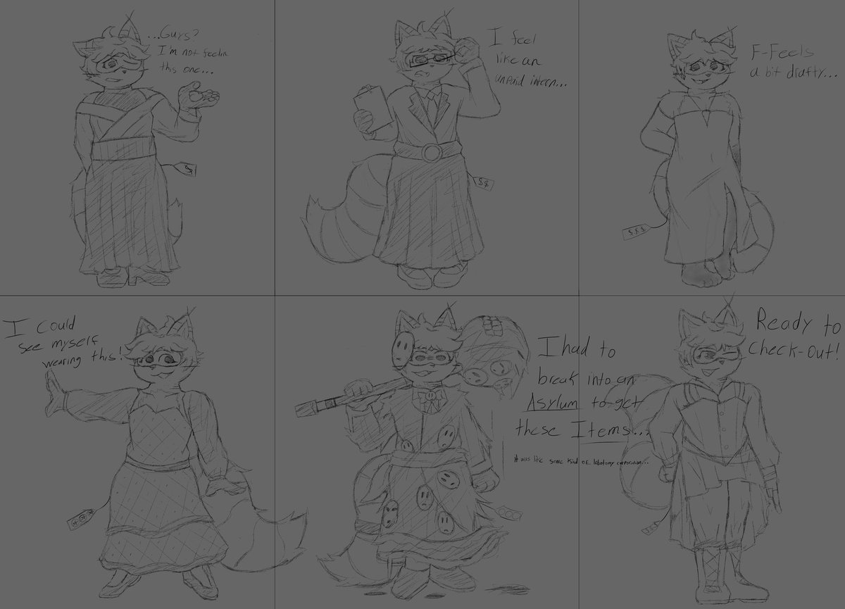 a dress the.. raccoon in the room