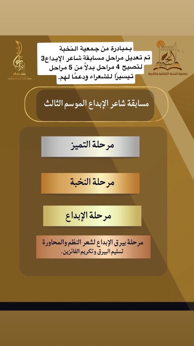 جمعية النخبة الثقافية والأدبية tweet media
