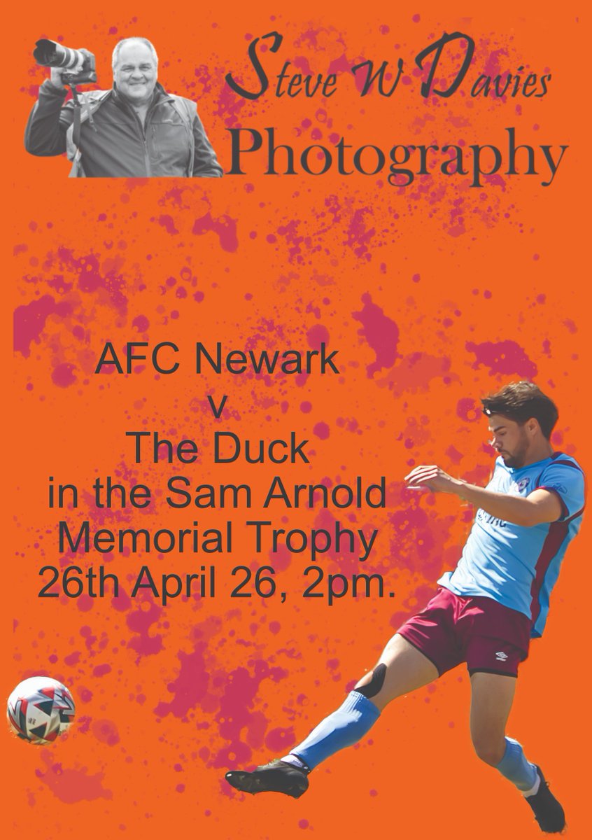Next week I will be covering <a href="/AFCNewark/">AFC Newark</a> v <a href="/TheDuckFC/">The Duck FC</a> in the <a href="/newarkalliance/">Newark Football</a> Sam Arnold Memorial Trophy