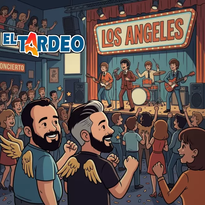 aragonradio's tweet photo. ¿Sabías que Granada tuvo a sus propios "Beatles"? 🎸✨🇪🇸

En El Tardeo, Saúl Gallego nos invita a un viaje musical inolvidable para descubrir (o recordar) a Los Ángeles:

🎤 Armonías de oro: Repasamos por qué fueron considerados uno de los mejores grupos vocales de la historia del pop español.

💿 Éxitos eternos: De "98.6" a "Mónica" o "Mañana, mañana". Canciones que todavía suenan frescas décadas después.

🌟 Referentes de los 60 y 70: Analizamos su impacto en la escena nacional y cómo su elegancia musical los diferenció del resto.

📖 Historia viva: Un recorrido por sus luces y sus sombras, desde su ascenso al estrellato hasta su huella imborrable en la cultura popular.

Escuchar podcast completo: https://t.co/BVItC1L7gG🎙️🔗

#ElTardeo #AragónRadio #LosÁngeles #PopEspañol #SaúlGallego #MúsicaAños60 #GranadaMusical #HistoriaDeLaMúsica #Zaragoza #RadioNostalgia