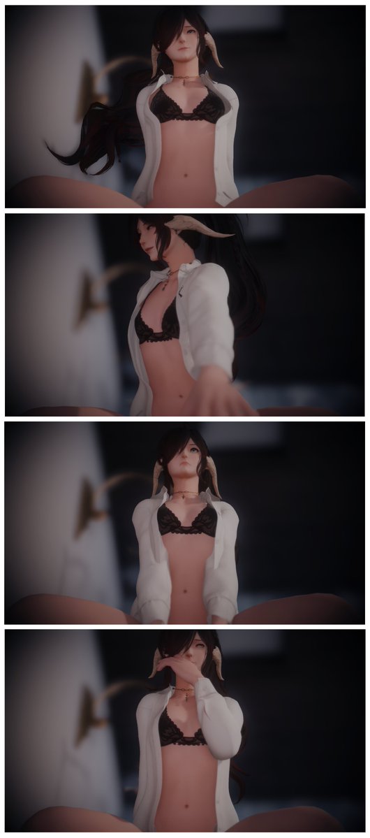 Mmmpph... ooh~? Awake, roomie? Should've... mmpph... used a stronger... ah... sedative...

Hmm~? I'm just... nggh... mmmpph... spelling... C-O-C-O-N-U-T... with my... hiiii~Ah!

Oh.. okay... T-That "N" was a... doozy, huh~?

It's okay~ You won't remember... nggh... any of this...