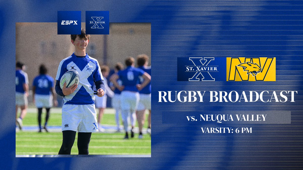 ESPX_'s tweet image. Tonight on ESPX: @stxrugby vs. @Neuqua_Rugby 

🕰️| VAR: 6 PM  
📺| watchespx.com 
#⃣| #GoBombers | #AMDG