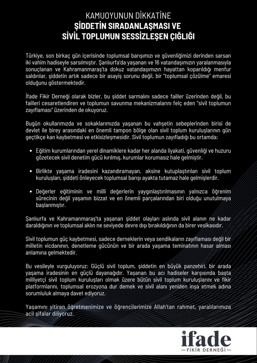 İfade Fikir Derneği tweet media