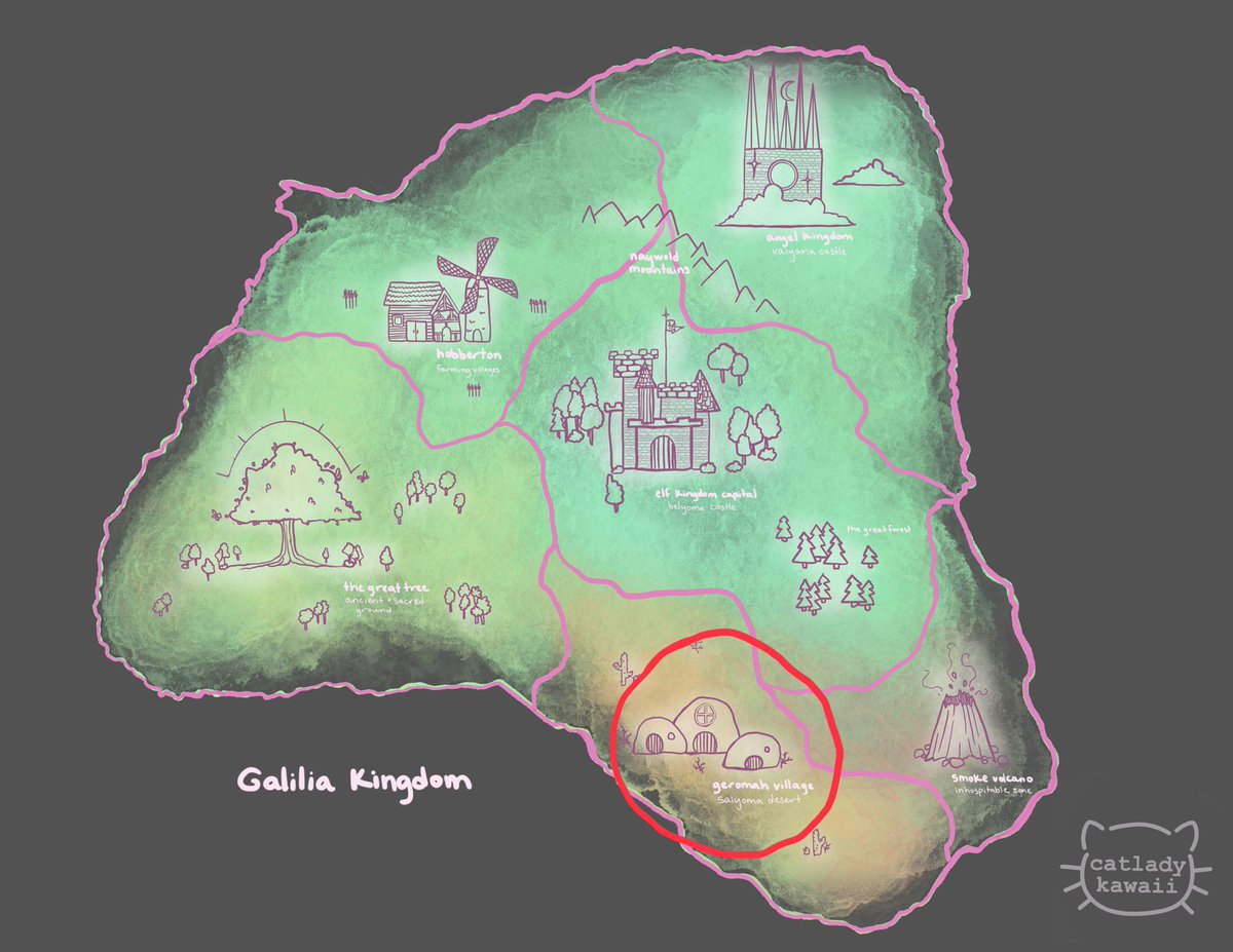 catladykawaii's tweet image. new oc alert ‼️
the leader of geromah village in the saiyoma desert ⭐️
don’t have a name for her yet 😔
#artmoots #ocart #worldbuilding #arttwt