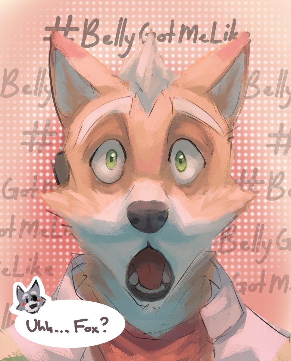 Please don't take Wolf off the sweets #starfox #BellyGotMeLike #furryart