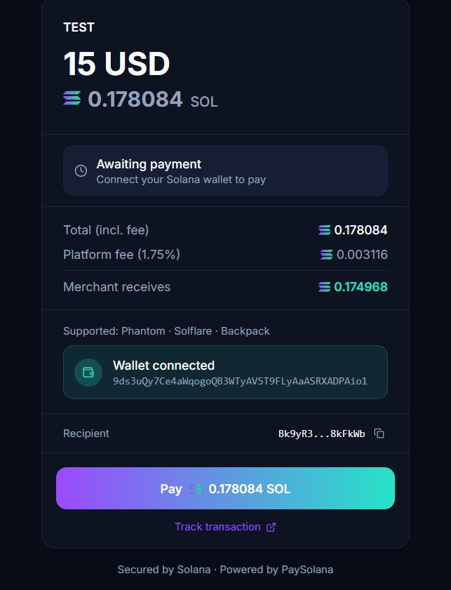 PaySolana tweet media