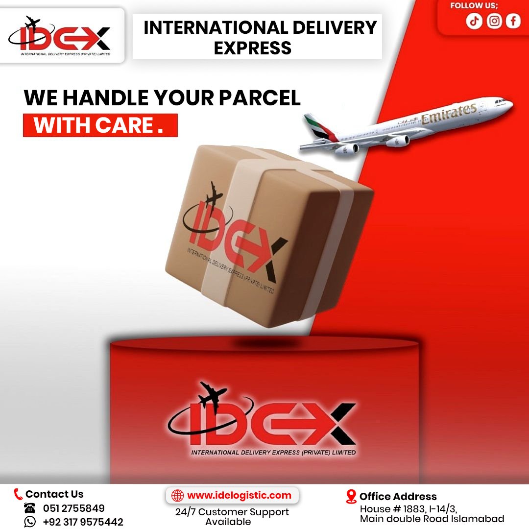 IDeLogistics's tweet image. Your Parcel. Our Responsibility. 📦✈️
Fast, secure &amp;amp; affordable international shipping with IDE Logistic. 🌍
No hidden charges. Just reliable delivery.

📞 +92 317 9575442
🌐 idelogistic.com

#IDELogistic #InternationalShipping #FastDelivery #CourierService