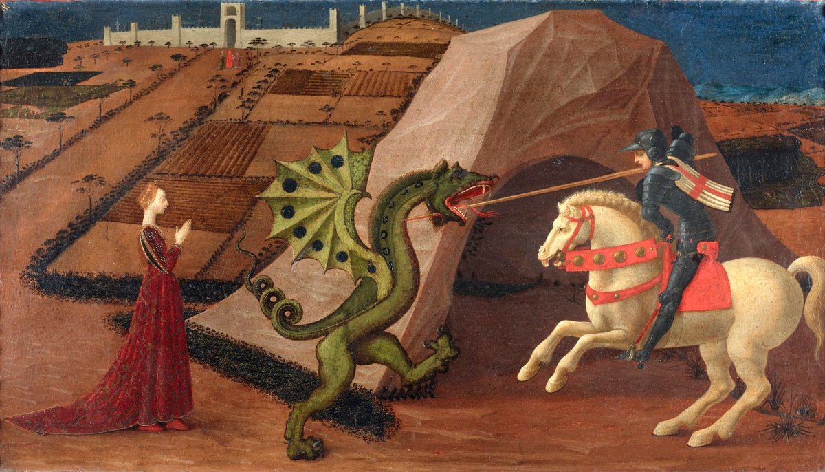 LancsMuseums's tweet image. Join us this St George’s Day at #ClitheroeCastle for an illustrated talk with Dr Sam Riches exploring the legends of St George and the dragon and his links to spring traditions. 🐉 📷 7 to 8pm  £6 inc. refreshments + free museum pass Book: www6.apps.lancashire.gov.uk/w/webpage/even…