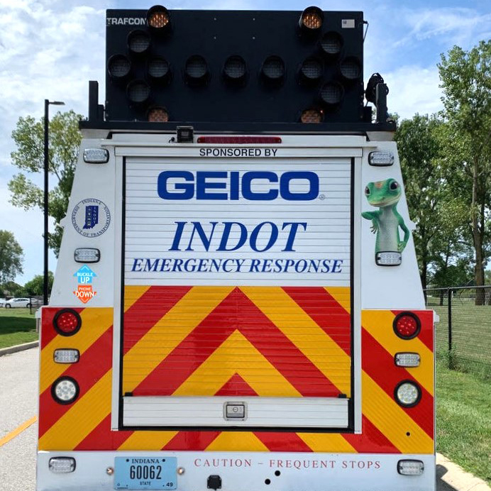 INDOT tweet media