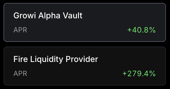 hibachi_xyz's tweet photo. FLP and GAV are two of the most performant vaults on the market.

FLP is currently gated. Demand is high and access will be reserved to the most active traders on Hibachi.

GAV opens weekly with very limited access. This week, access to GAV will be granted to the top 100 point earners.

real yield + points 🤤