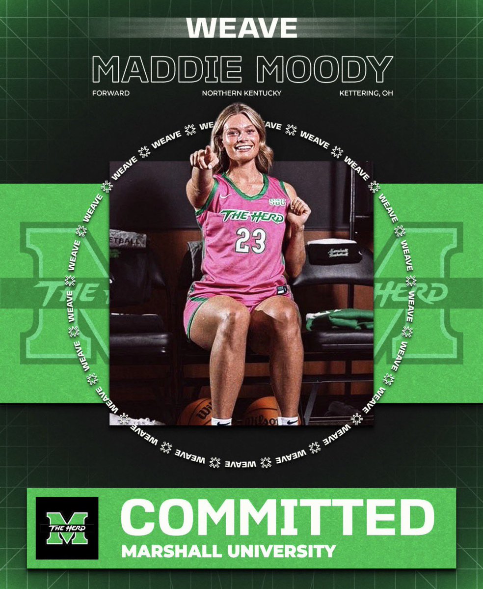 weavewomens's tweet image. Together with Maddie Moody we are excited to announce her commitment to Marshall University. #WEAVE 🧶